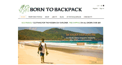Desktop Screenshot of borntobackpack.com